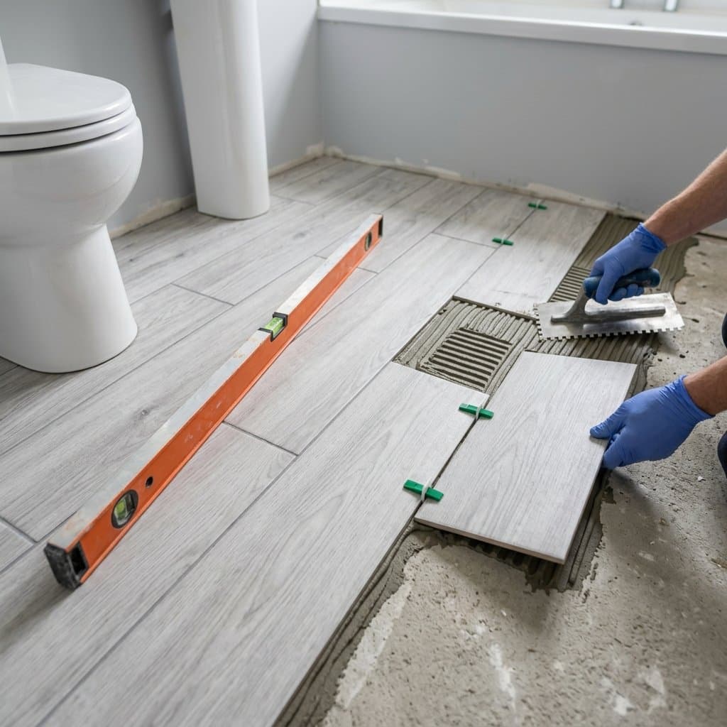 Tiling project in Highbridge